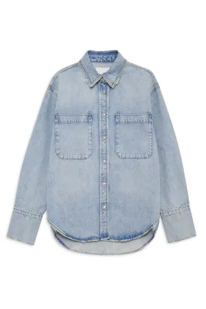 Anine Bing - Dante Shirt in Bleached Blue