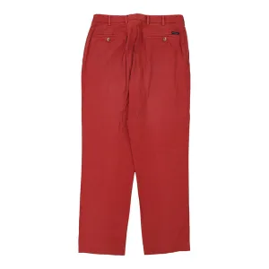 Burberry Chinos - 34W 31L Red Cotton