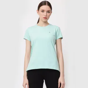 Crew Neck Solid T-Shirt - Macha Green