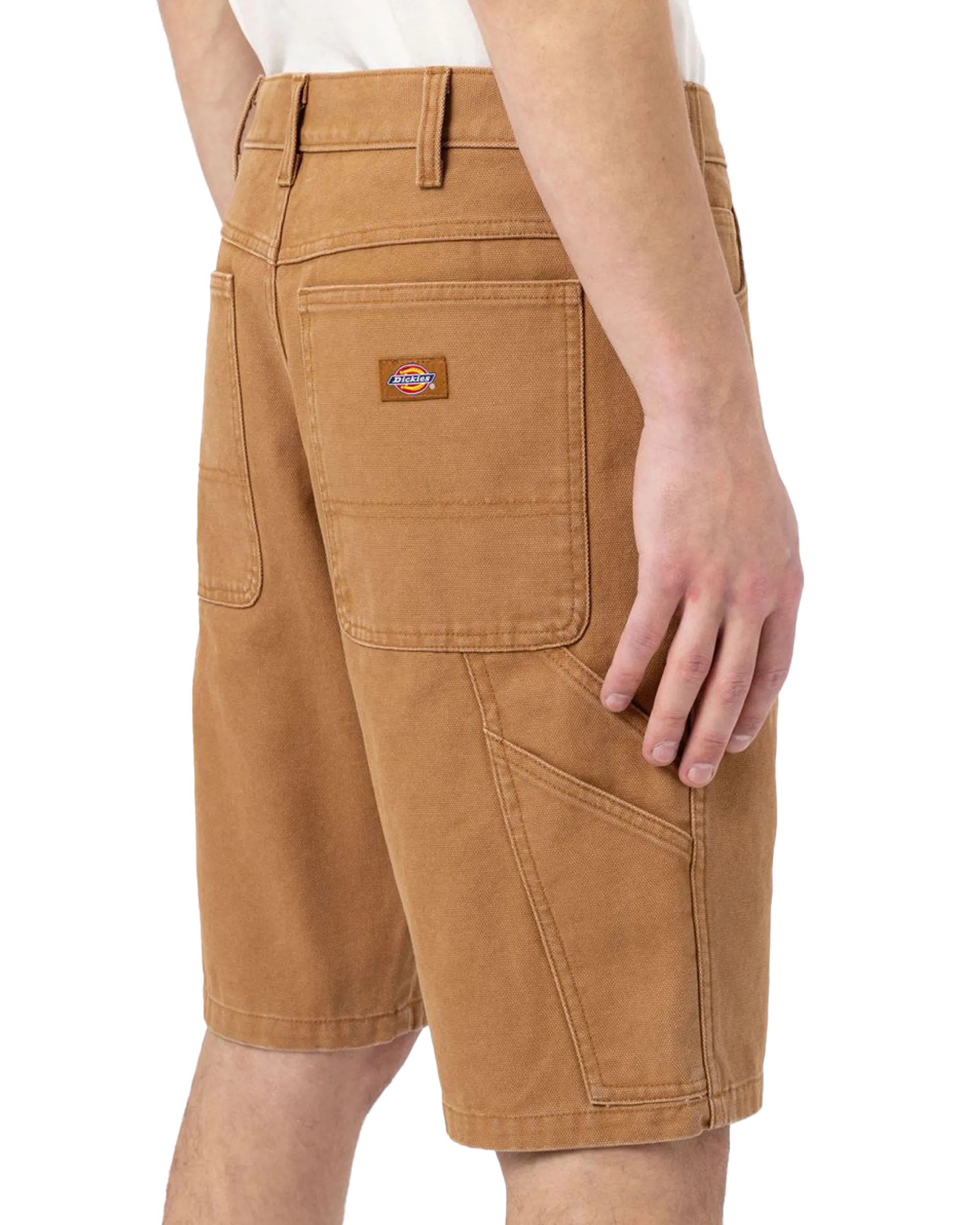 Duck Canvas Walkshorts in Stone Washed Brown Duck