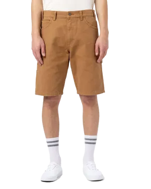 Duck Canvas Walkshorts in Stone Washed Brown Duck
