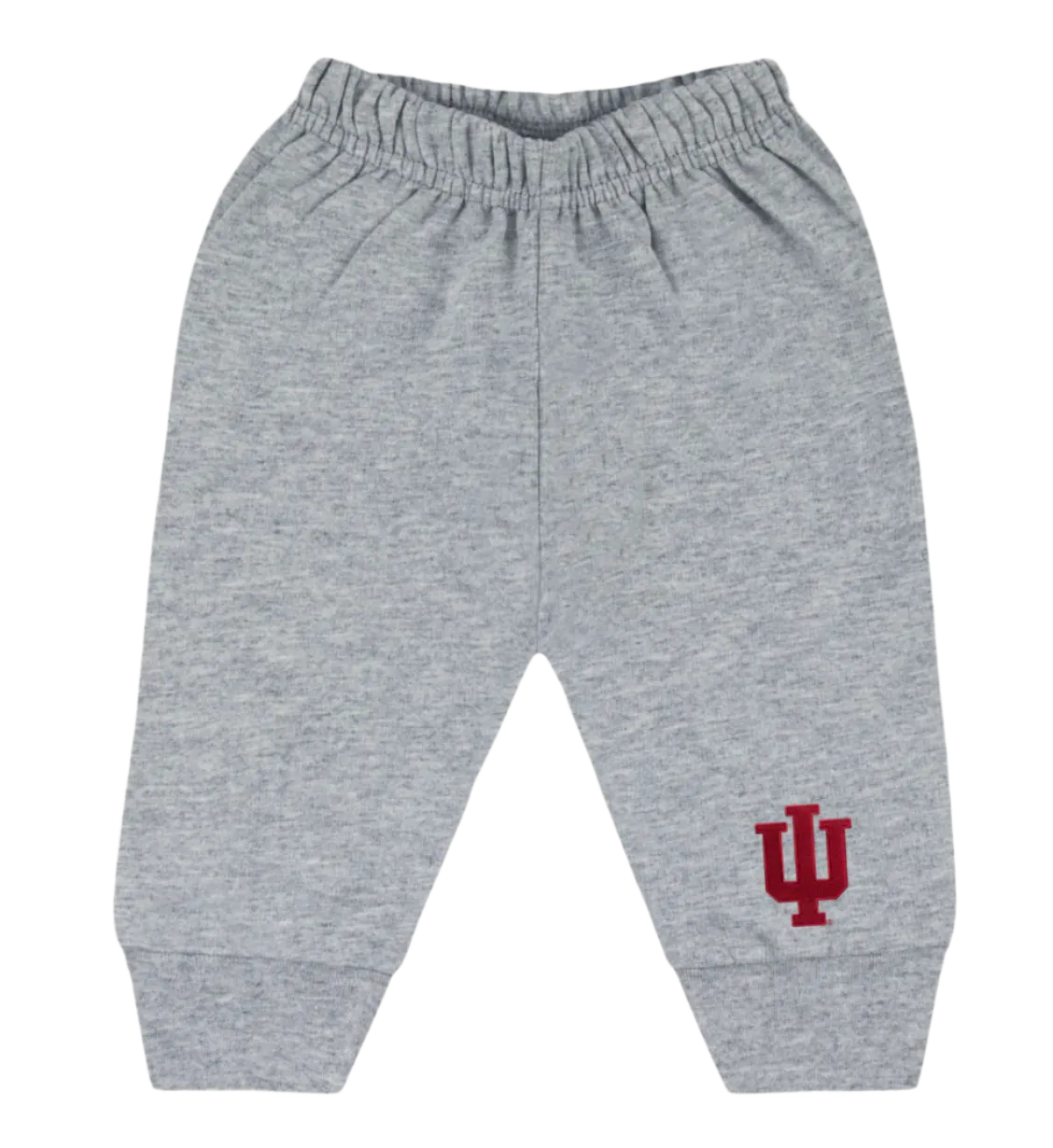 Indiana University Baby Sweatpants in Heather Grey