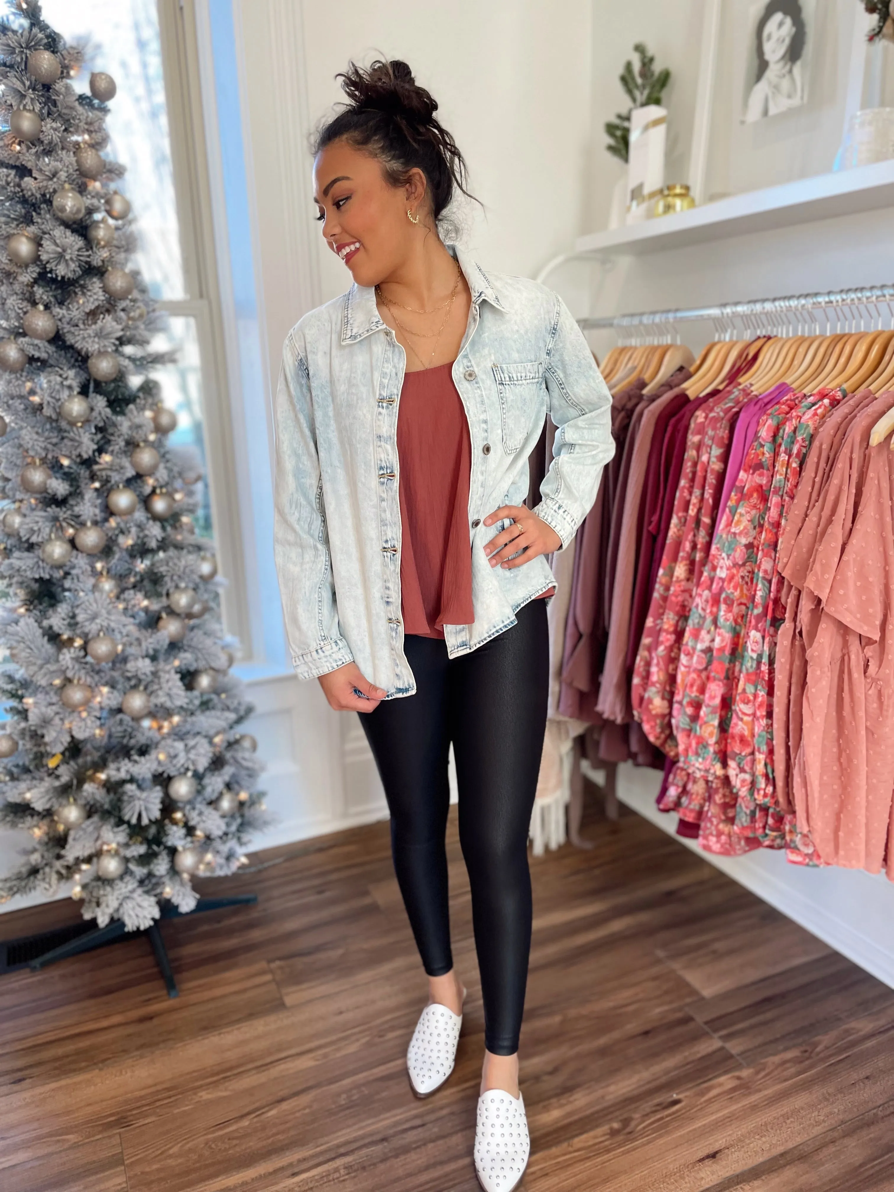 Lillee Denim Jackets-Denim