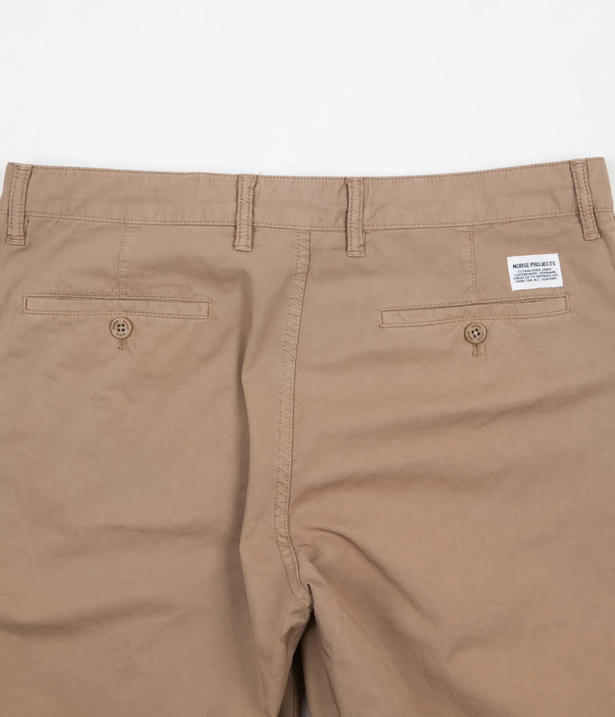 Norse Projects Aros Light Twill Shorts - Utility Khaki