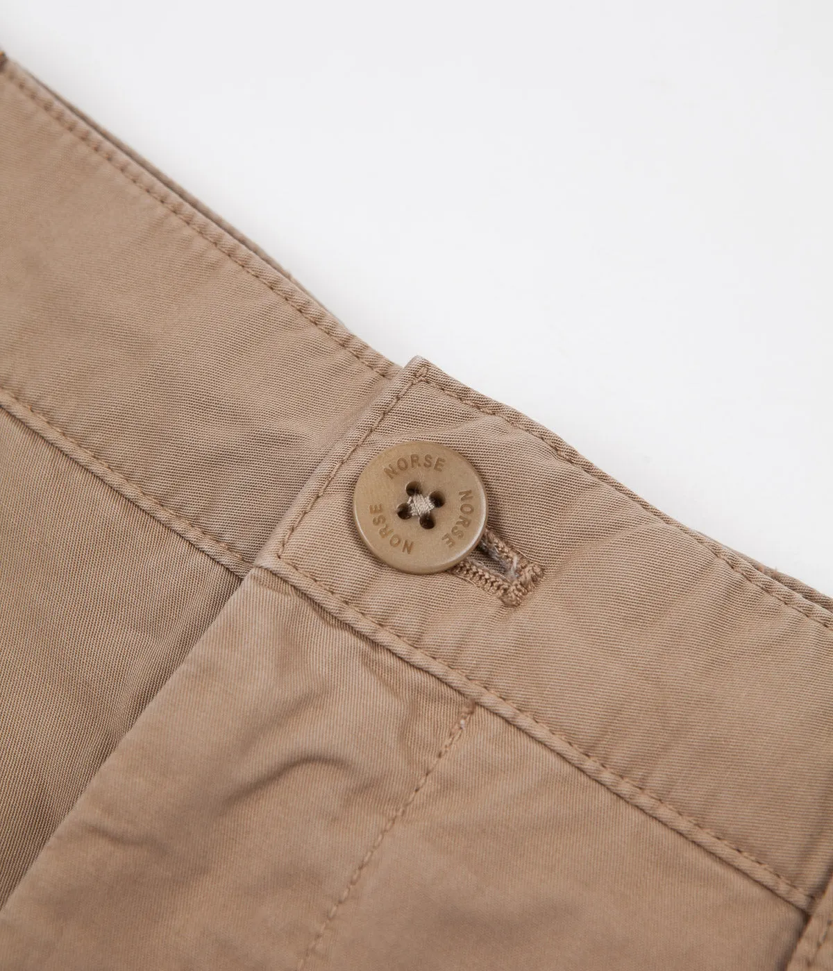 Norse Projects Aros Light Twill Shorts - Utility Khaki