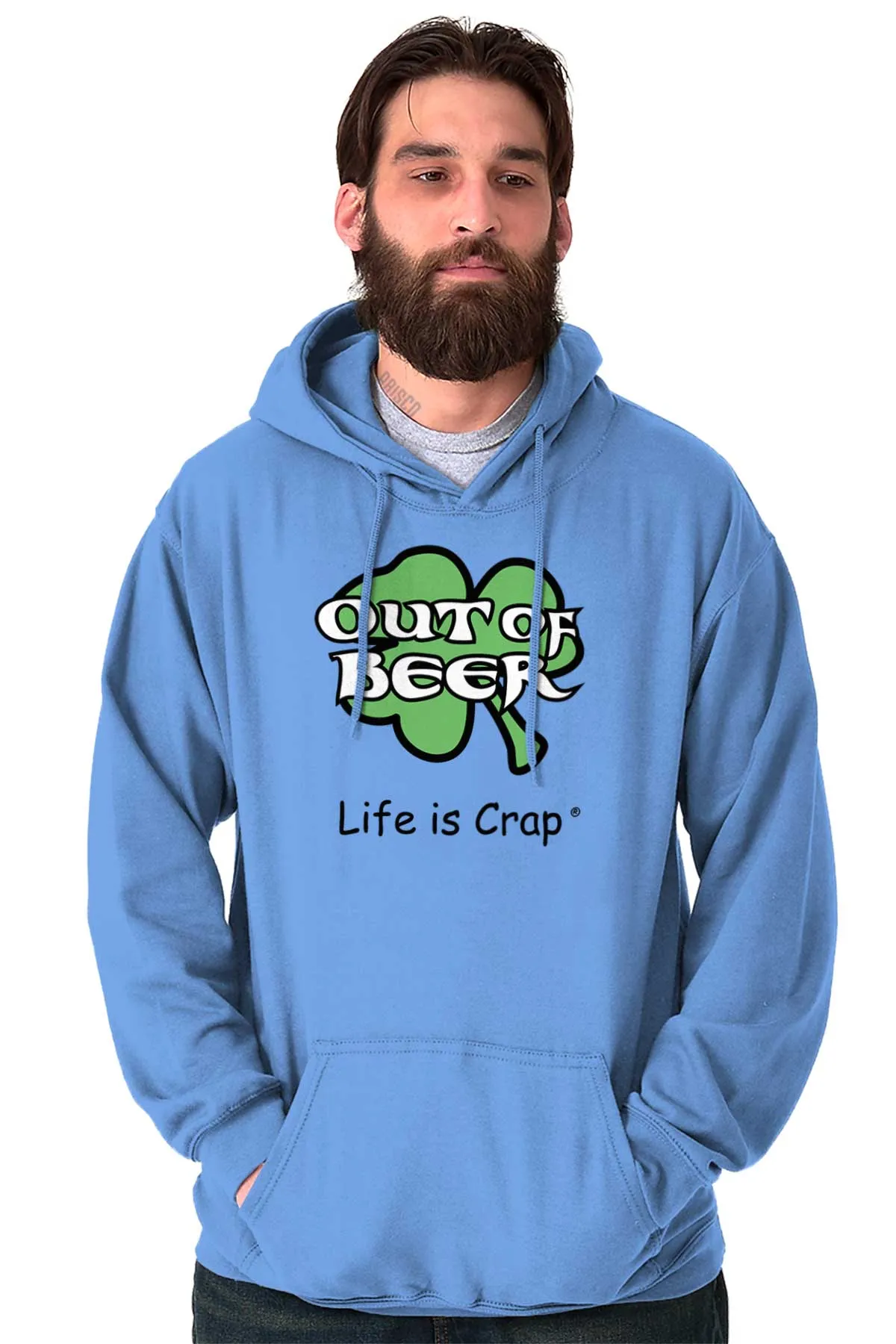 Out Of Beer Shamrock Hoodie