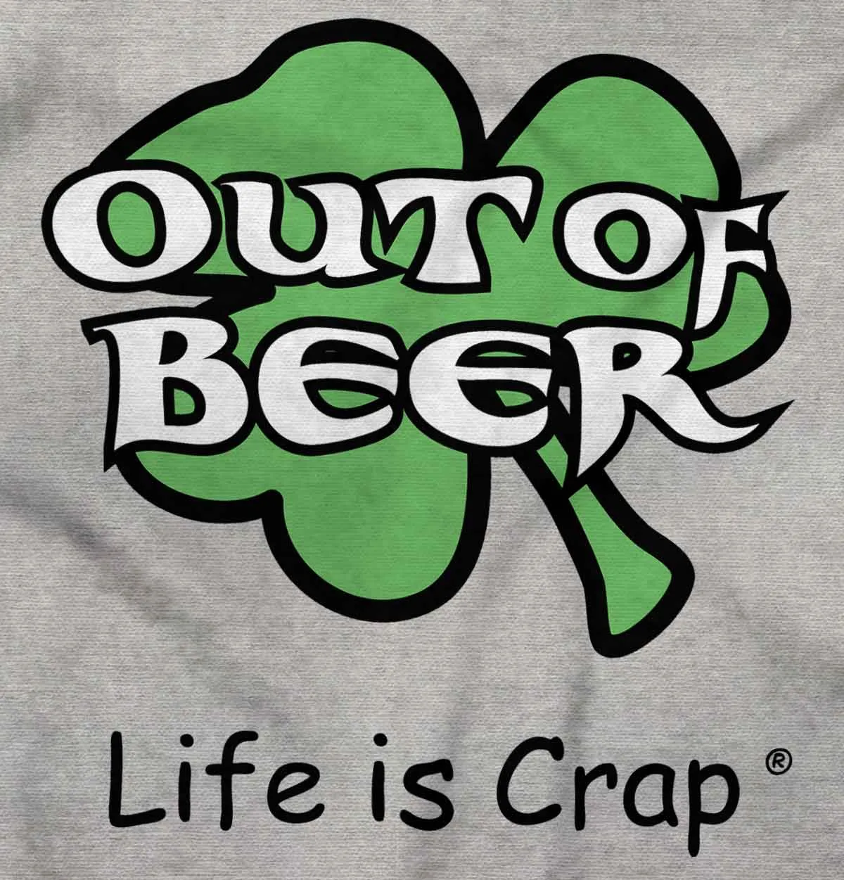 Out Of Beer Shamrock Hoodie