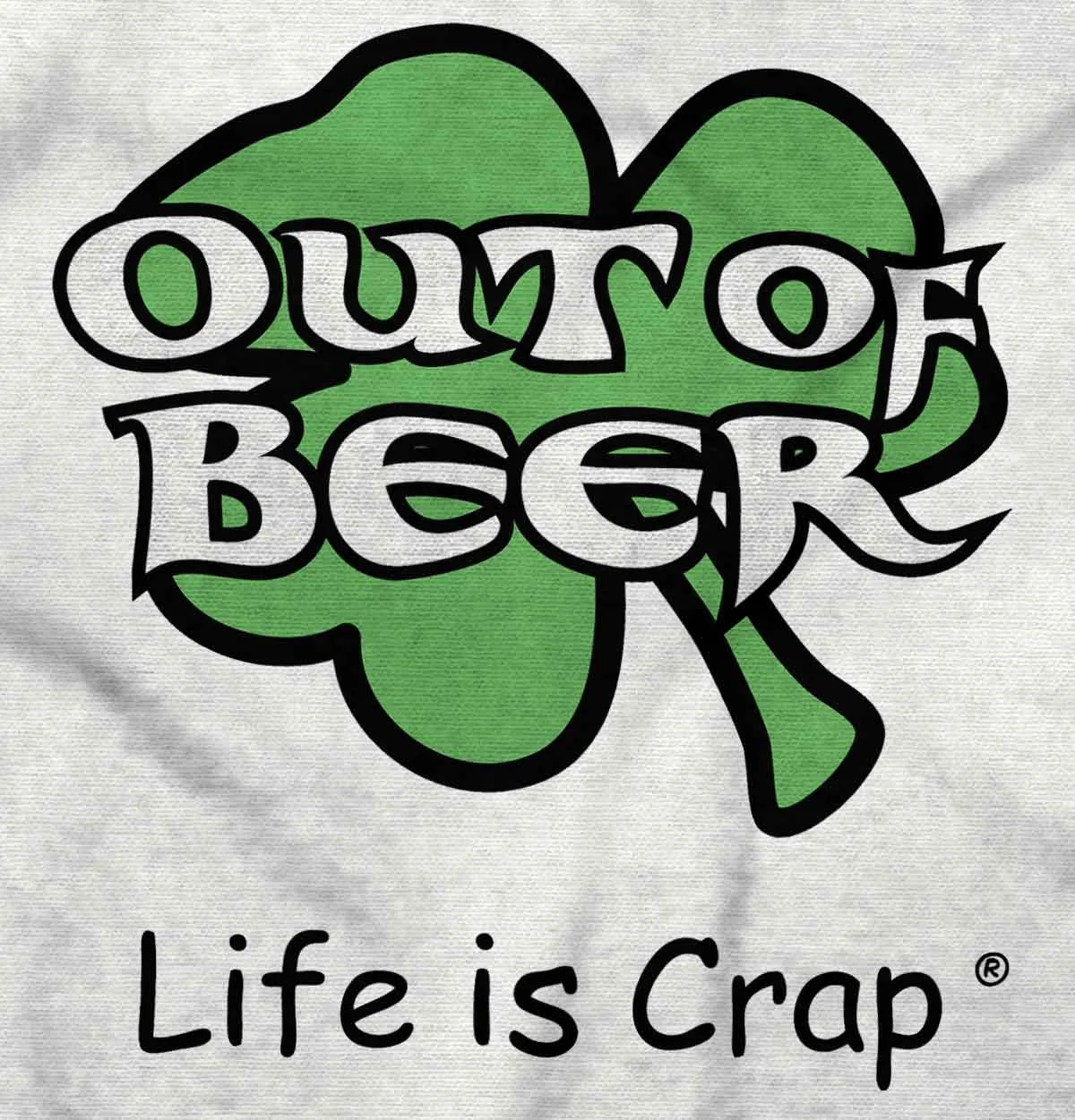 Out Of Beer Shamrock Hoodie