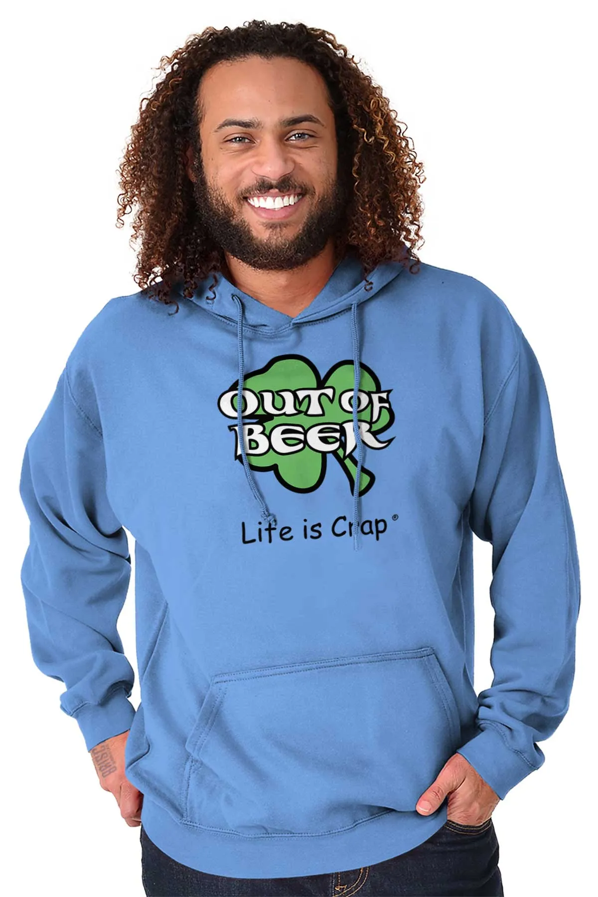 Out Of Beer Shamrock Hoodie