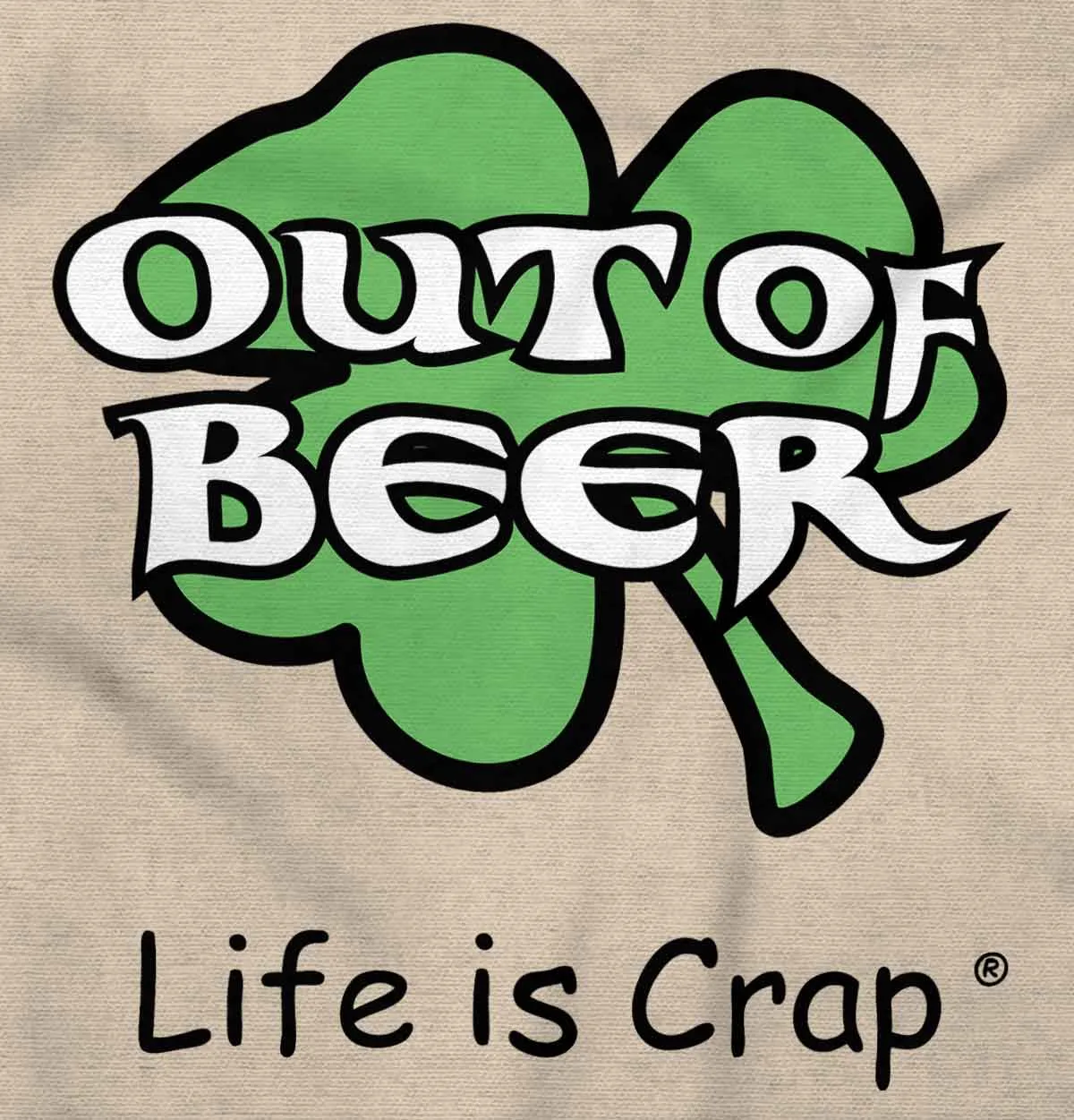 Out Of Beer Shamrock Hoodie