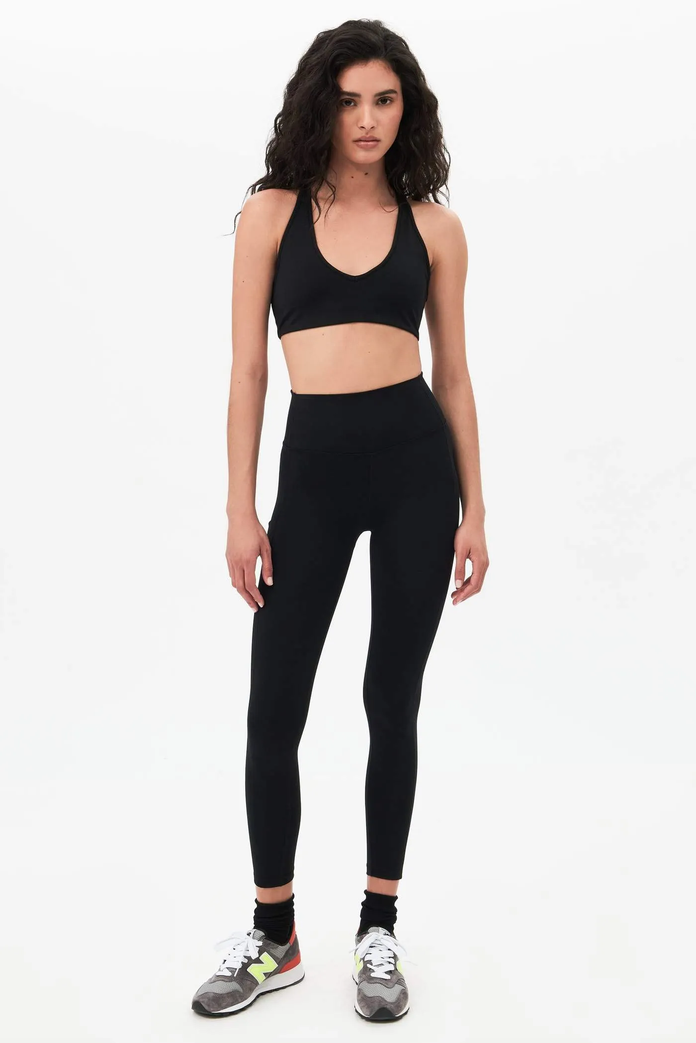Splits59 Tread High Rise Phone Pocket Legging - Black