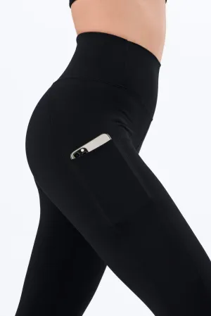 Splits59 Tread High Rise Phone Pocket Legging - Black