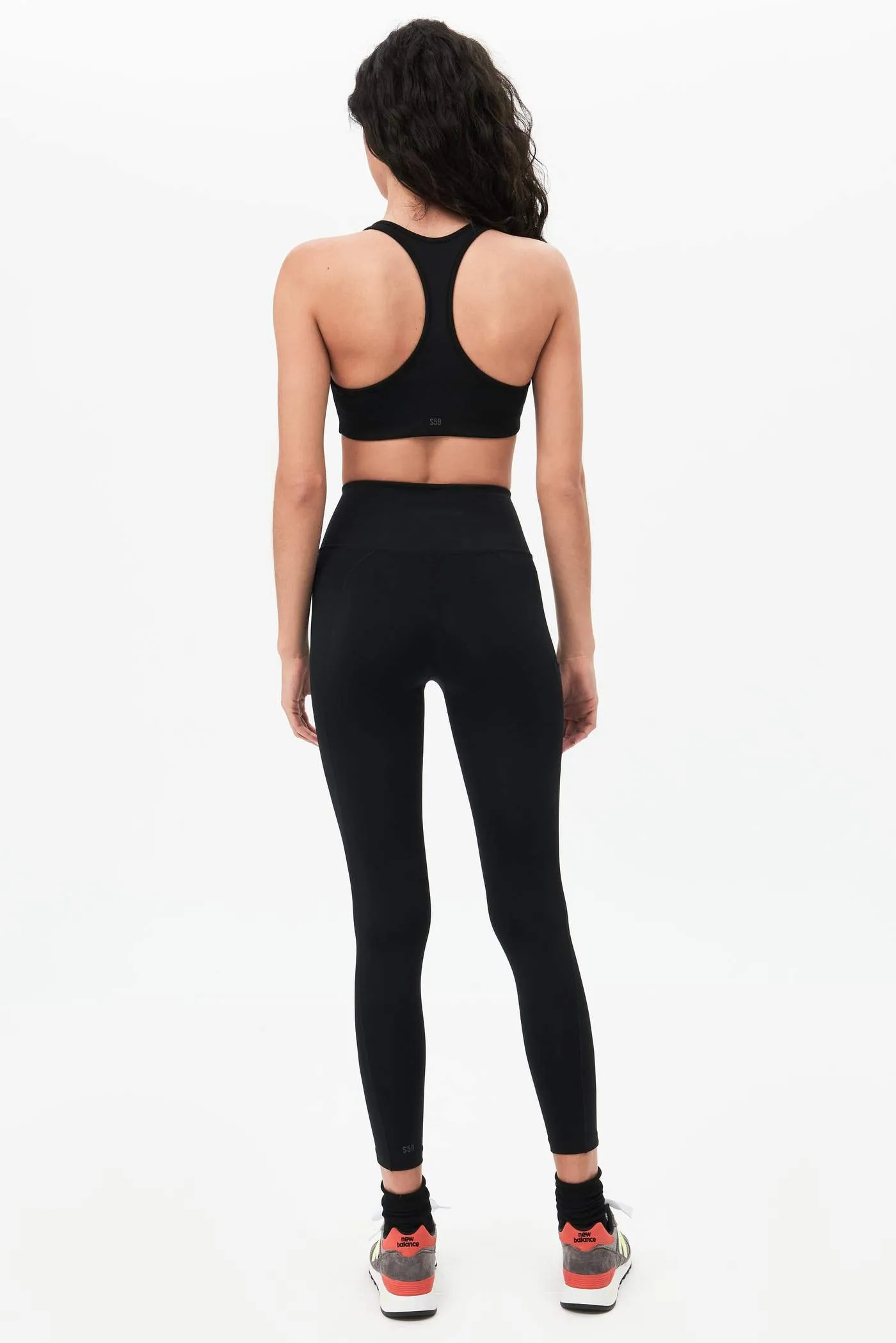 Splits59 Tread High Rise Phone Pocket Legging - Black