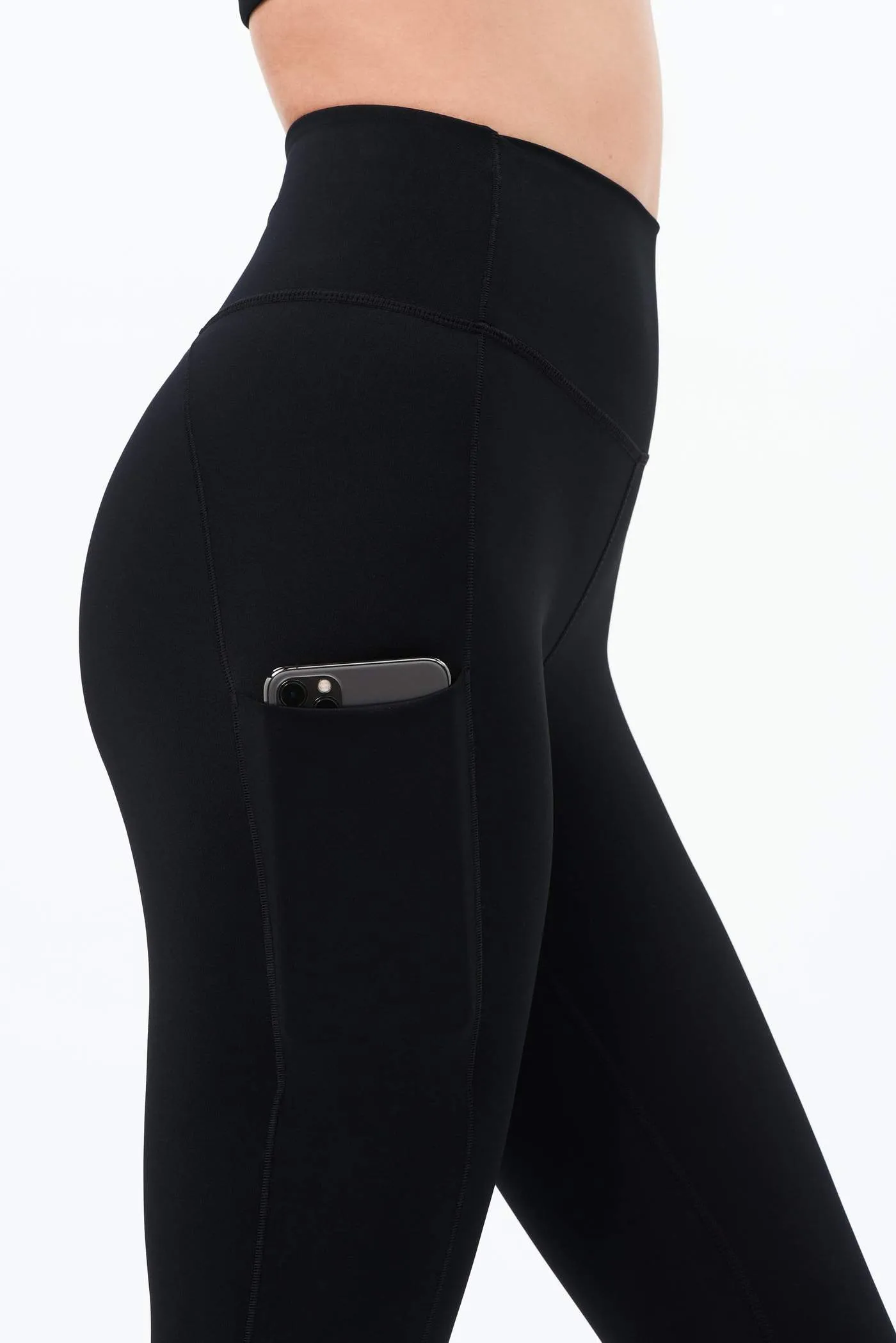 Splits59 Tread High Rise Phone Pocket Legging - Black
