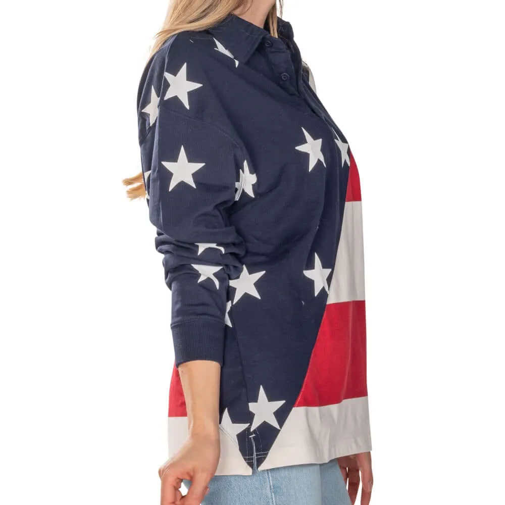 Unisex Patriotic Classic Rugby Shirt