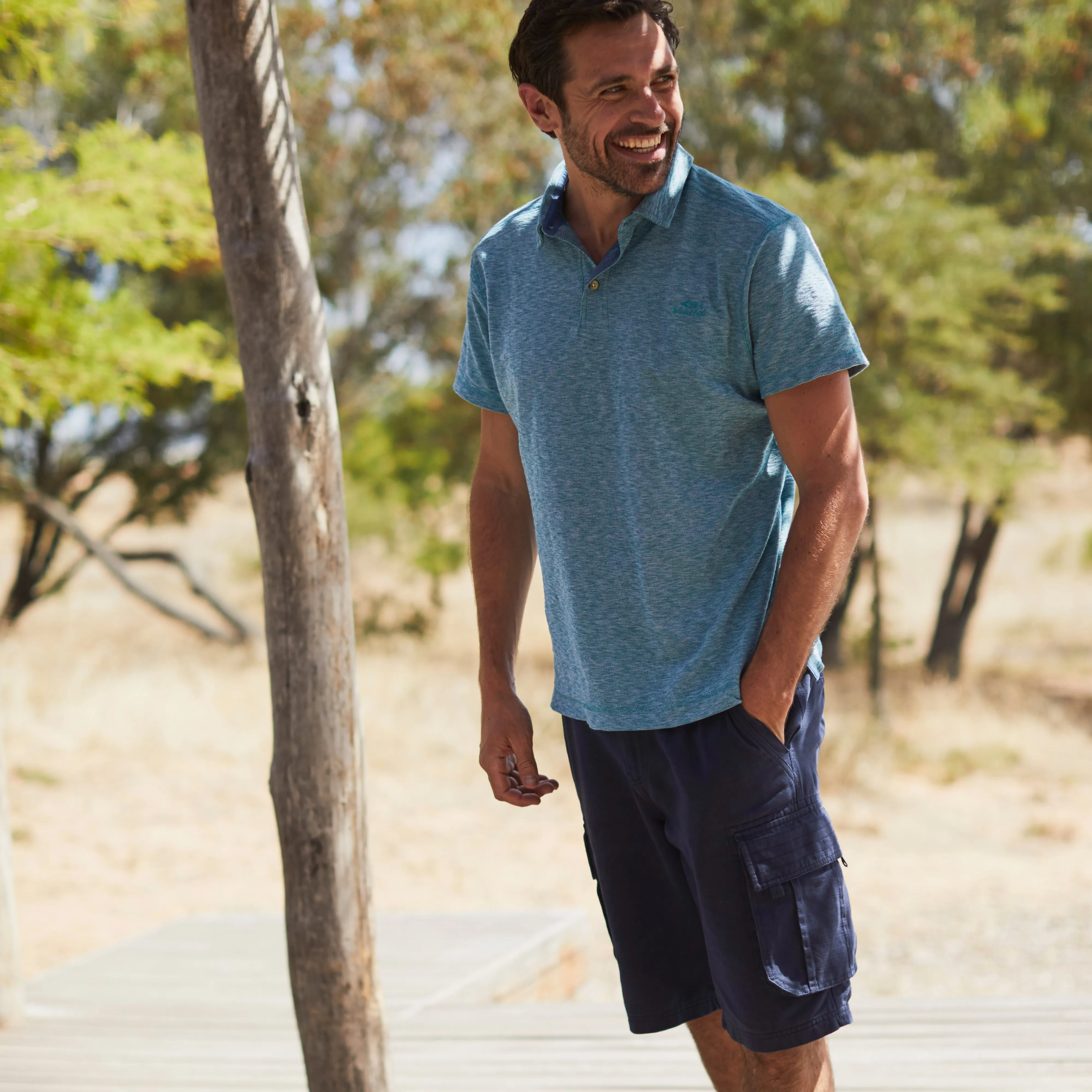 Weird Fish Cotton Twill Cargo Shorts R