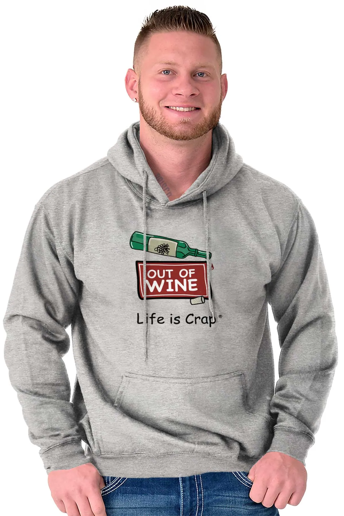 Wine Bottle Hoodie